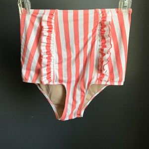 Kortni Jeane Down In Front Ruffle Swim Bottoms